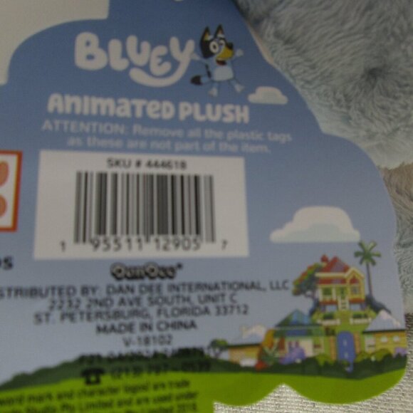 Bluey Animated Instrumental Halloween Pumpkin Plush‎ Greeter - Picture 5 of 8